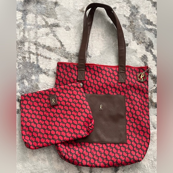 Roberta di Camerino tote bag with pouch - Picture 1 of 14